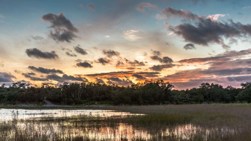 Sunset at Catfish Creek